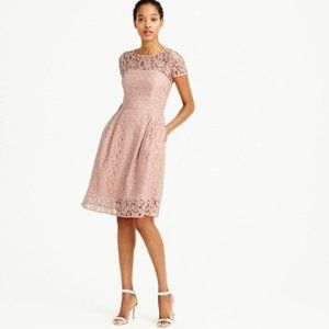 J.Crew Alisa Dress In Leave  COLOR : *DARK WINE*